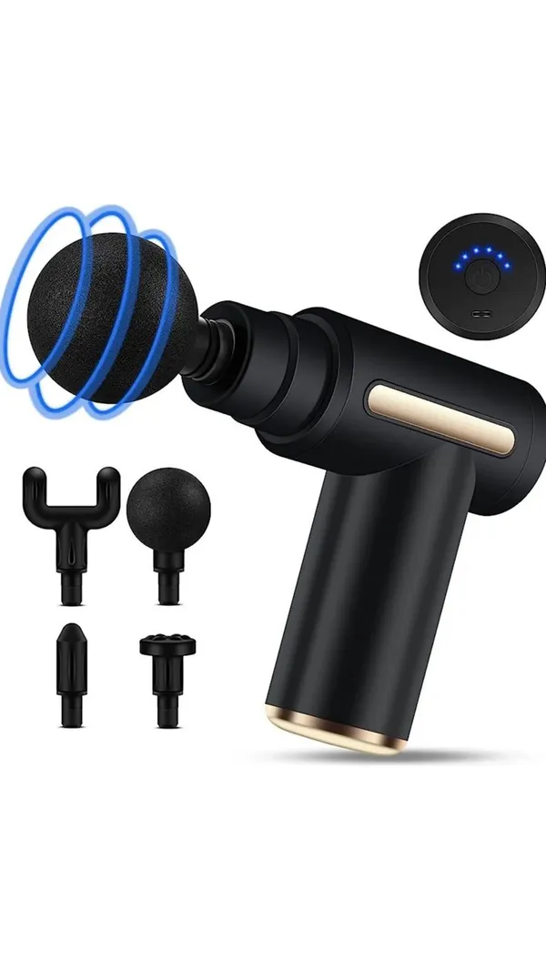 New_Portable_Mini_Massage_Gun_Deep_Tissue_6_Speeds_Handheld_Muscle_Corded_Electric_Massager_with_4_Massage_Heads_1800mAh_Battery_Type-C_Charging_(Multi)