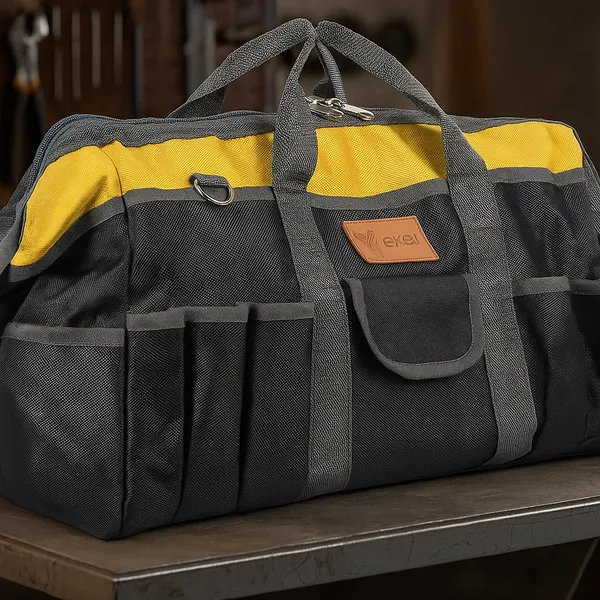 Exel_Yellow_Nylon_Large_Tool_Bag_(Duffle)