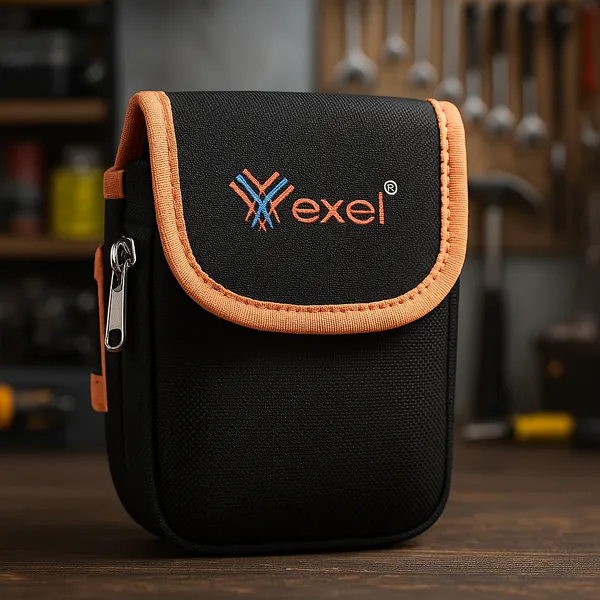 Exel_Orange_&_Black_Polyester_Tool_Pouch