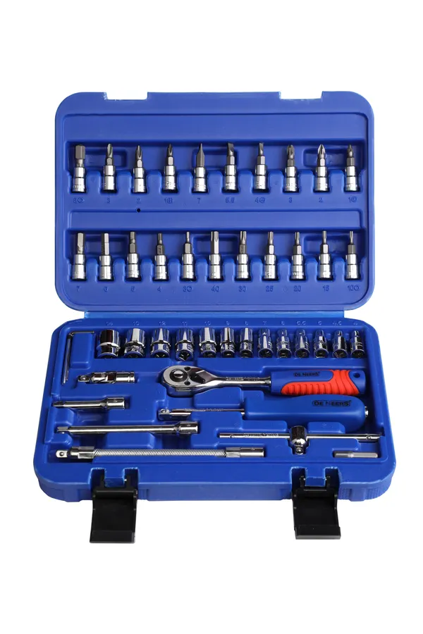De_Neers_Socket_Set_1/4"_Sq._Drive_46pc