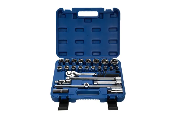 De_Neers_Socket_Set_1/2"_Sq._Drive_27_pc