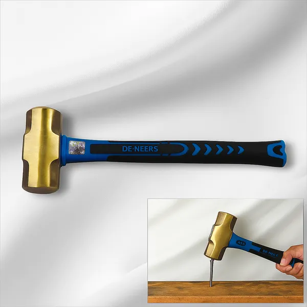 De_Neers_Brass_Hammer_with_Fibre_Glass_Hammer_450_gms