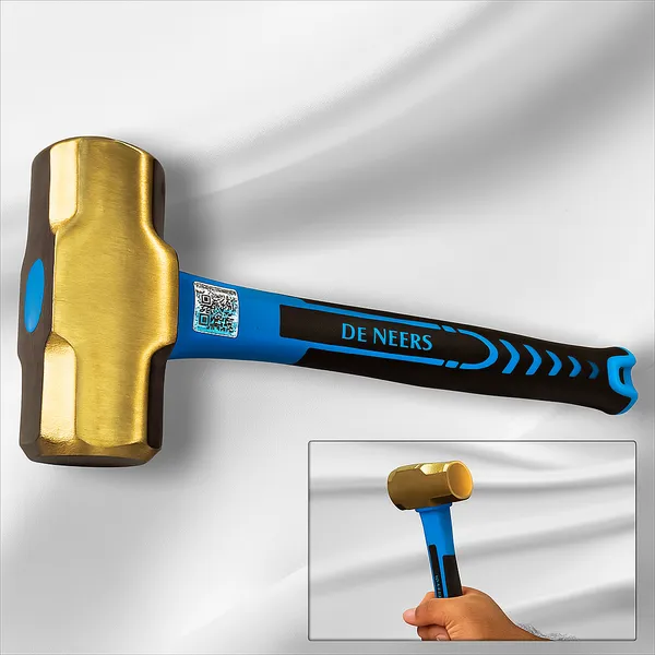 De_Neers_Brass_Hammer_with_Fibre_Glass_Hammer_450_gms