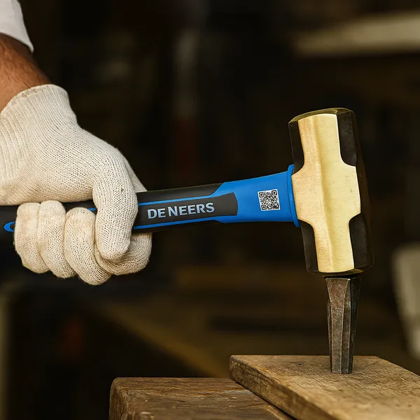 De_Neers_Brass_Hammer_with_Fibre_Glass_Hammer_450_gms