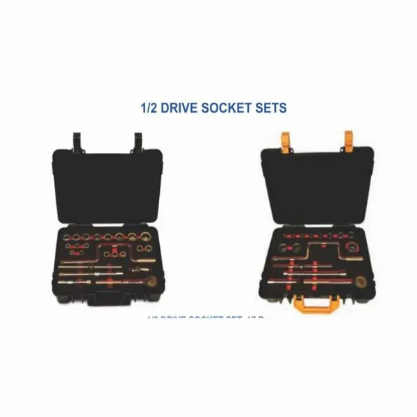 Non-Sparking_1/2"_Drive_Socket_Set_-_17_pc