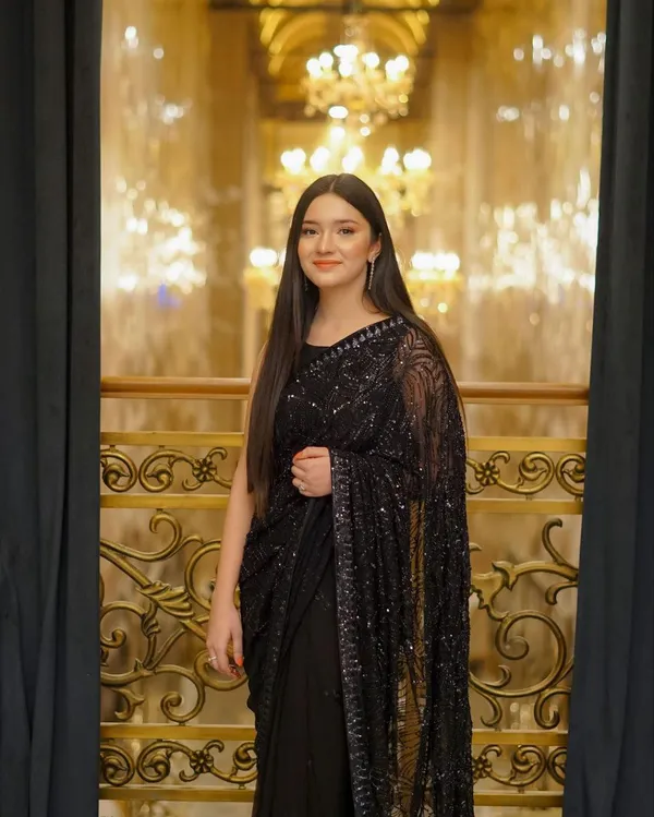Beautiful_Embroidery_Sequins_Lace_Border_On_Saree_And_Heavy_Sequins_Work_Done_On_Saree