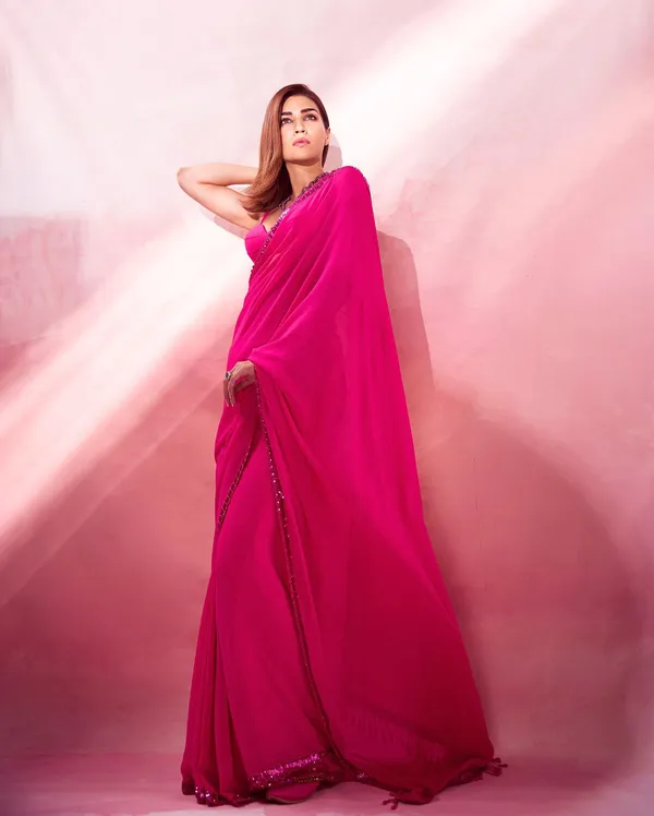 Georgette_Pink_Embellished_Designer_Saree