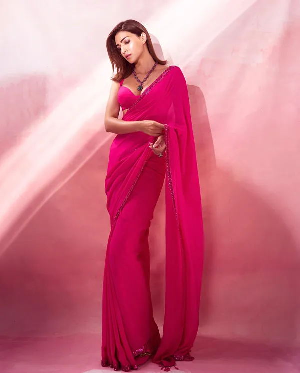 Georgette_Pink_Embellished_Designer_Saree