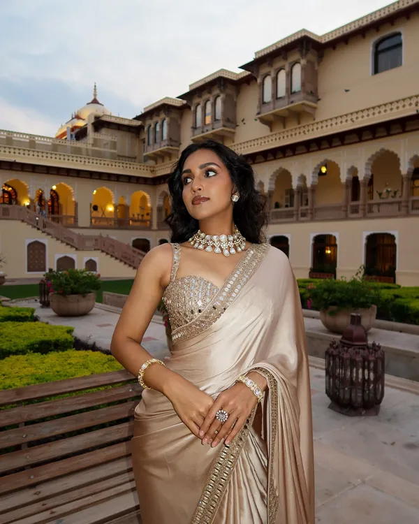 Japan_Satin_Silk_Saree_With_Real_Mirror_Work