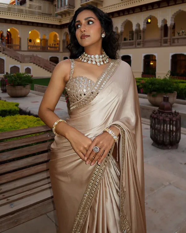 Japan_Satin_Silk_Saree_With_Real_Mirror_Work