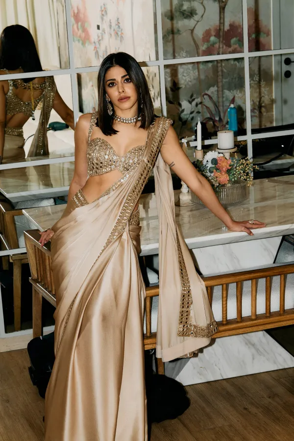 Japan_Satin_Silk_Saree_With_Real_Mirror_Work