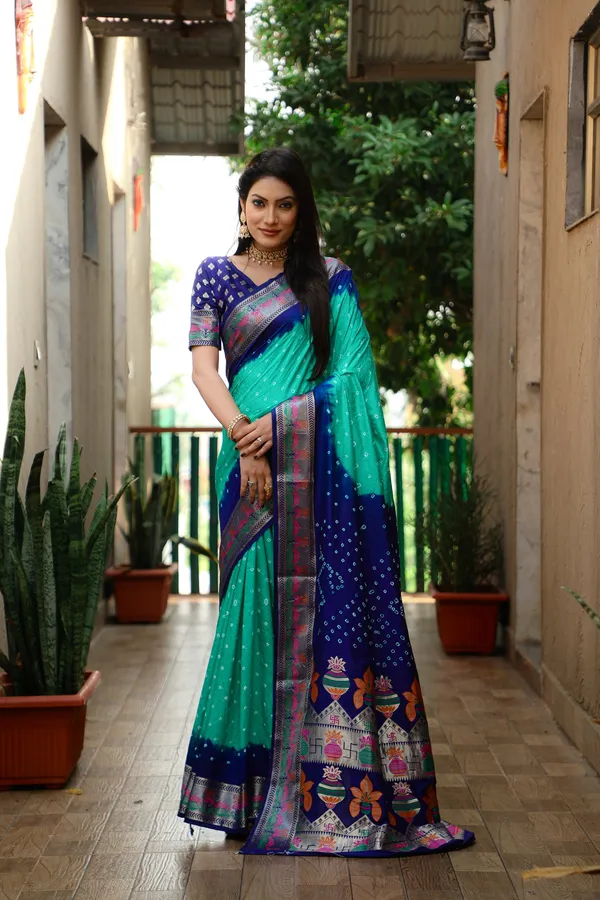 Original_Paithani_Bandhej_Pure_Bandhej_Silk_Saree