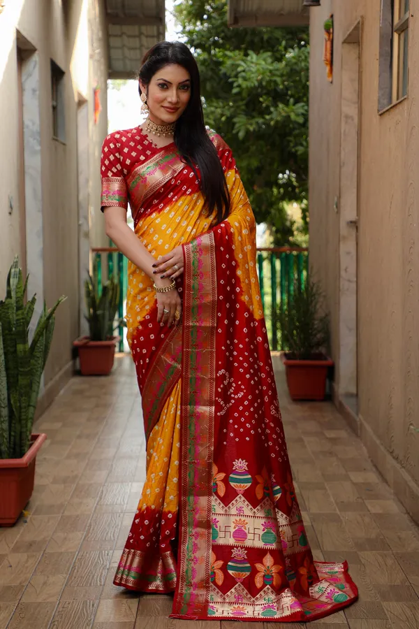 Original_Paithani_Bandhej_Pure_Bandhej_Silk_Saree