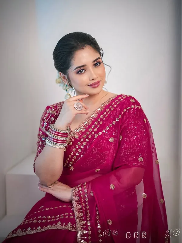 Princess_Pink_Designer_Soft_Space_Silk_Saree