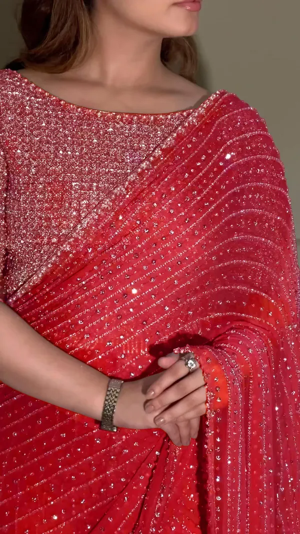 Red_Blush_Stardust_Elegance_Saree
