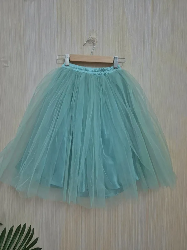 Classy_Sage_Green_Full_Fliared_Lehanga_For_Little_Girls
