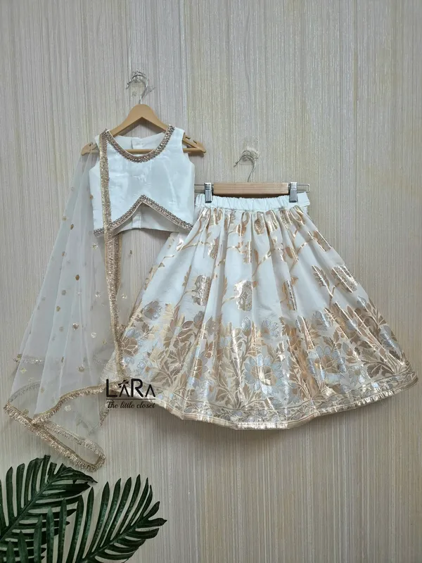 Classy_White_Lehenga_Top_For_Little_Girls