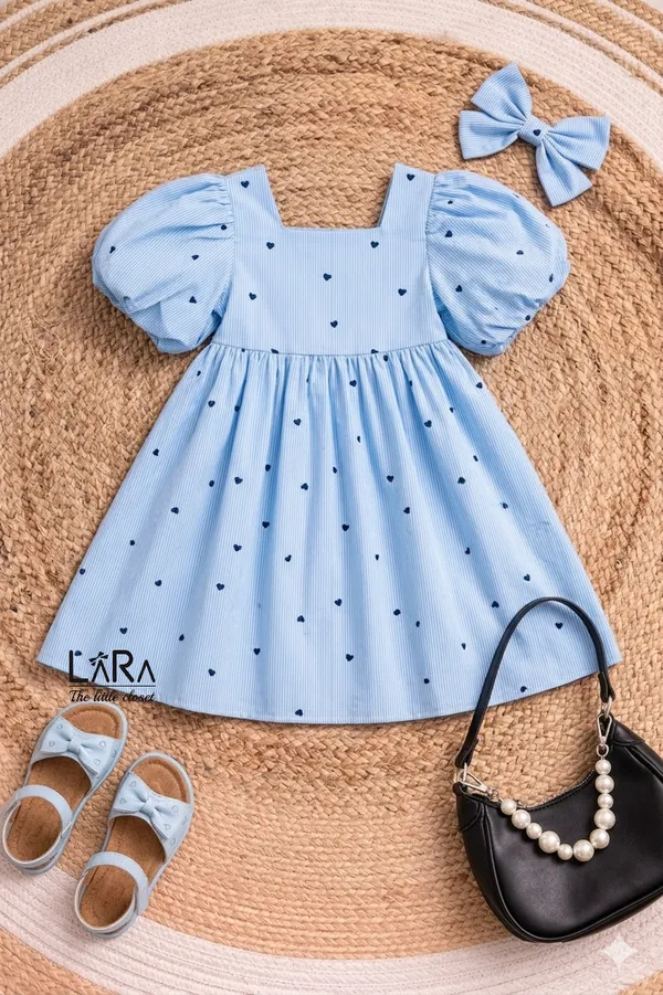 Cute_Heart_Embroidered_Cotton_Frock_Perfect_For_Casual_And_Outings