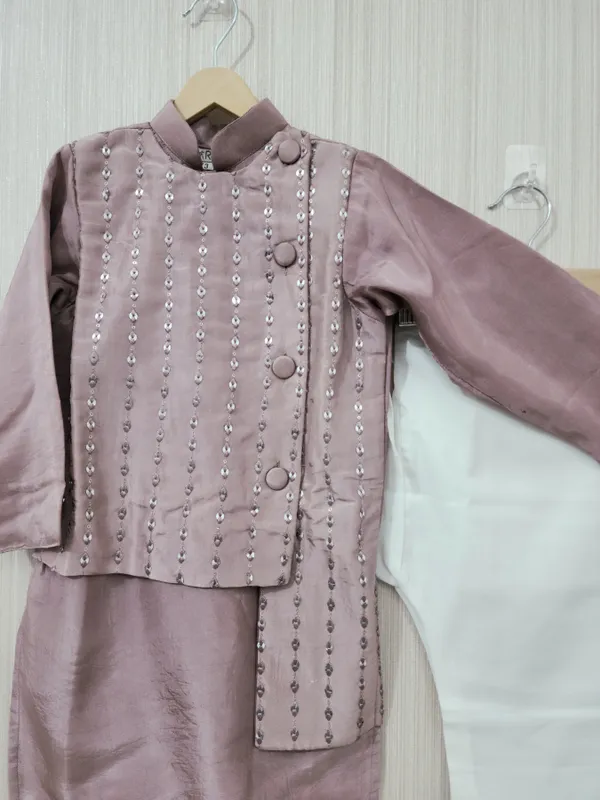 Dusky_Blush_Pink_Silk_Festive_Kurta_For_Boys