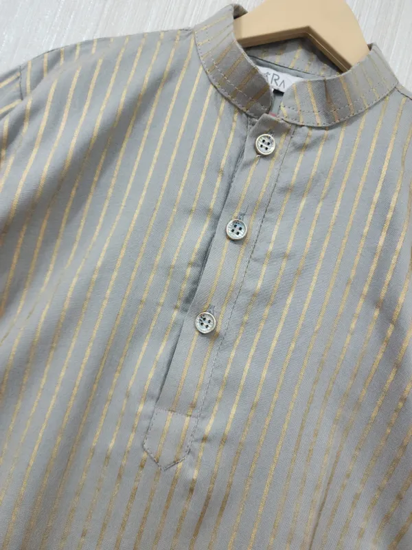 Grey_Cotton_Casual_Kurta_For_Boys