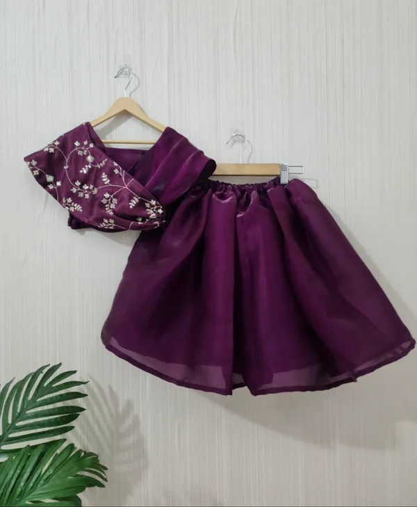 Wine_Jimmy_Choo_Full_Flaired_Lehenga_For_Little_Girls
