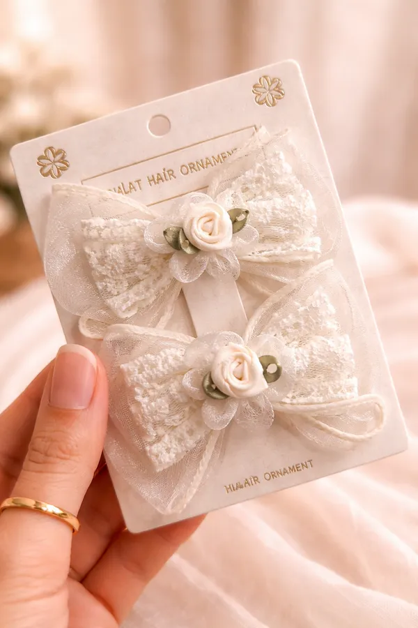 Ivory_Lace_Bow_For_Little_Fashionistas_Pack_Of_2_Bows