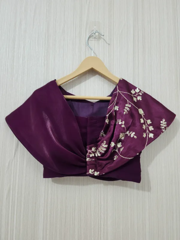 Wine_Jimmy_Choo_Full_Flaired_Lehenga_For_Little_Girls