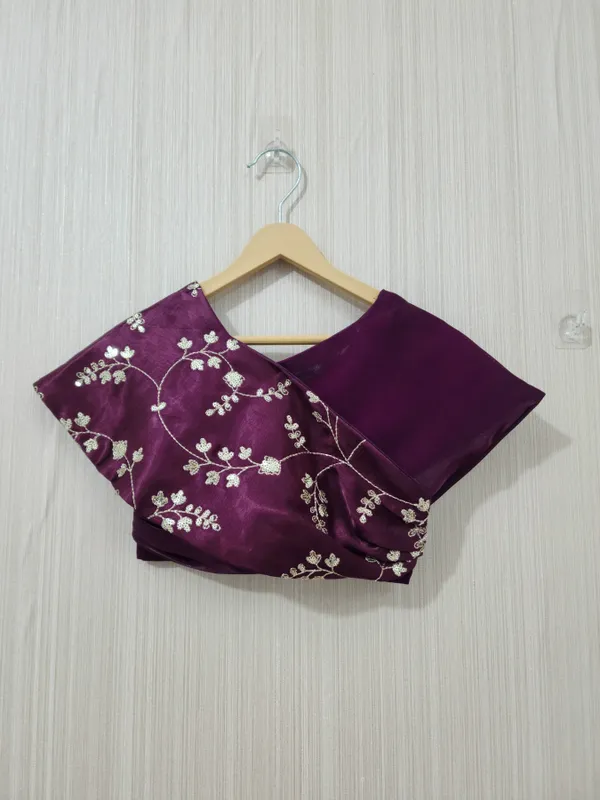 Wine_Jimmy_Choo_Full_Flaired_Lehenga_For_Little_Girls