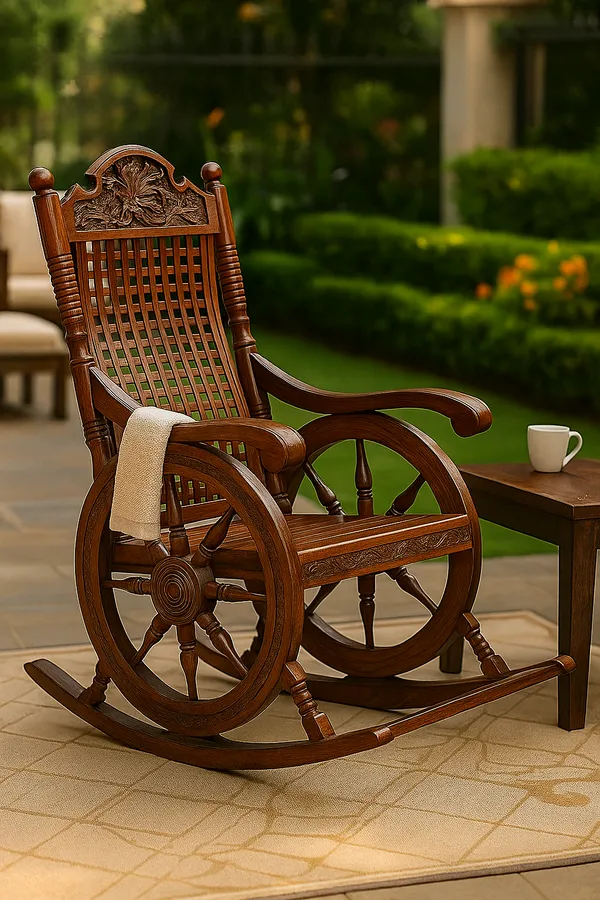 Wooden_Rocking_Chair_with_Arm_Rest_|_For_Home_Seating