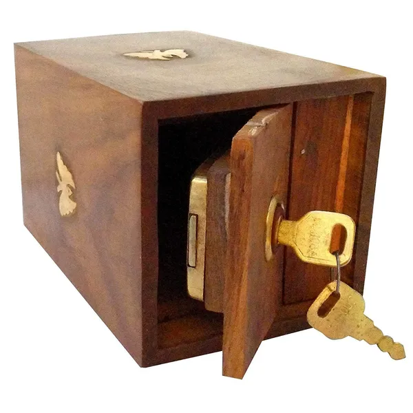 Wooden_Handmade_Money_Bank_Coin_Box_with_Lock_|_For_Money_Storage