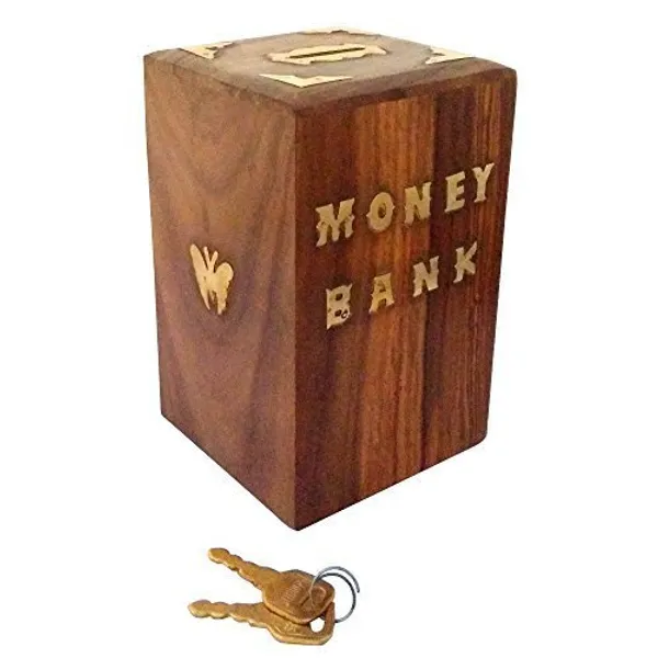 Wooden_Handmade_Money_Bank_Coin_Box_with_Lock_|_For_Money_Storage