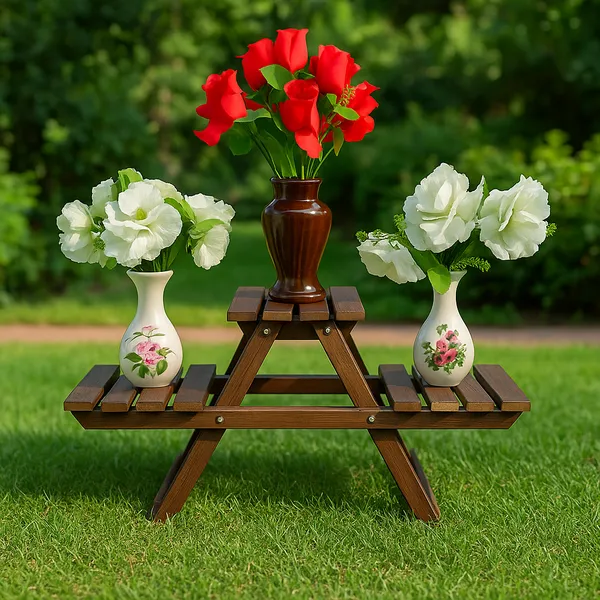 Brown_Wooden_3_Tier_Folding_Plant_Stand_For_Pots