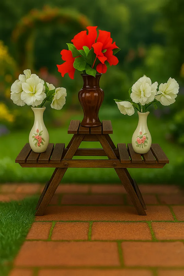 Brown_Wooden_3_Tier_Folding_Plant_Stand_For_Pots