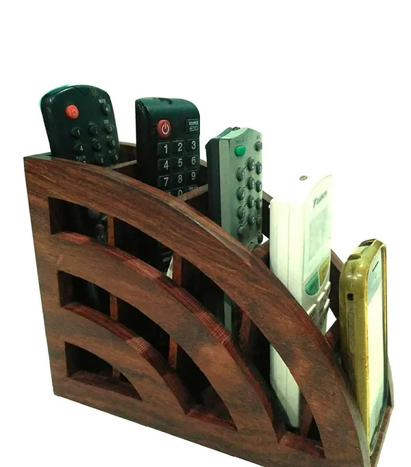 Brown_Wooden_Remote_Stand_Holder_For_Living_Rooms