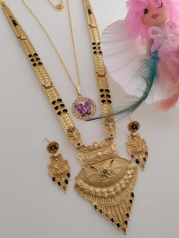 Gold_Brass_Ethnic_Meenakari_Earring_&_Necklace_Set_For_Women