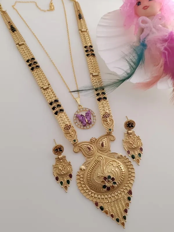 Gold_Brass_Ethnic_Meenakari_Earring_&_Necklace_Set_For_Women