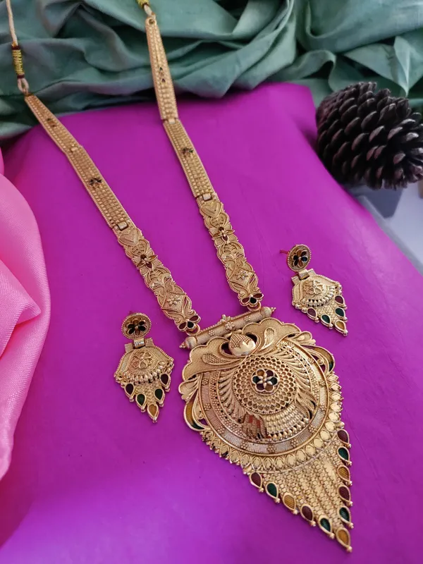 Gold_Brass_Ethnic_Meenakari_Earring_&_Necklace_Set_For_Women