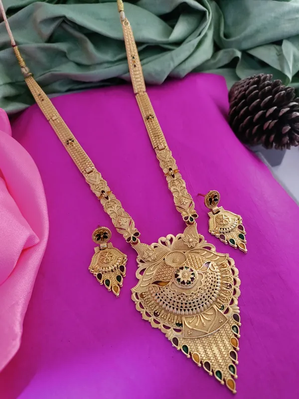 Gold_Brass_Ethnic_Meenakari_Earring_&_Necklace_Set_For_Women