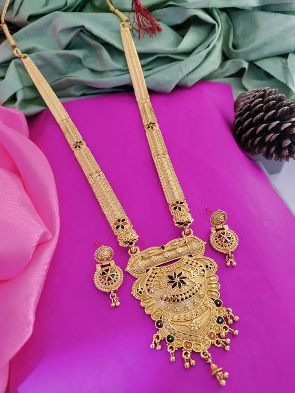 Gold_Brass_Ethnic_Meenakari_Earring_&_Necklace_Set_For_Women