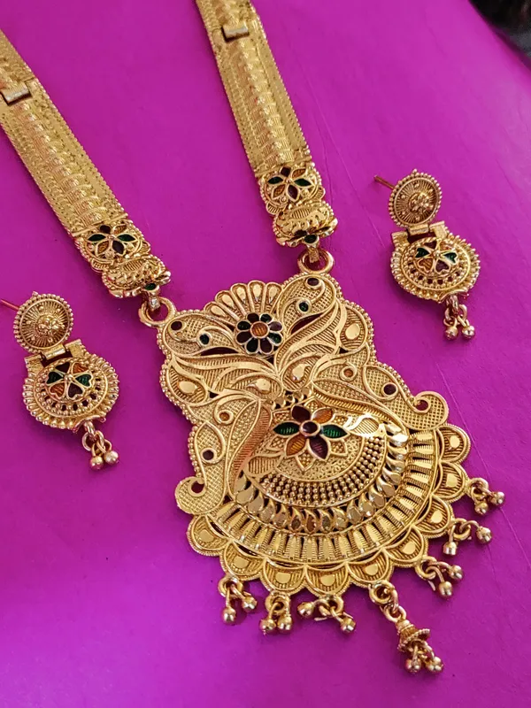 Gold_Brass_Ethnic_Meenakari_Earring_&_Necklace_Set_For_Women