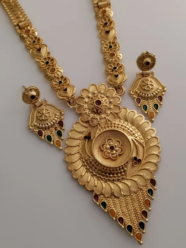 Gold_Brass_Ethnic_Meenakari_Earring_&_Necklace_Set_For_Women