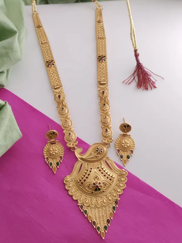 Gold_Brass_Ethnic_Meenakari_Earring_&_Necklace_Set_For_Women
