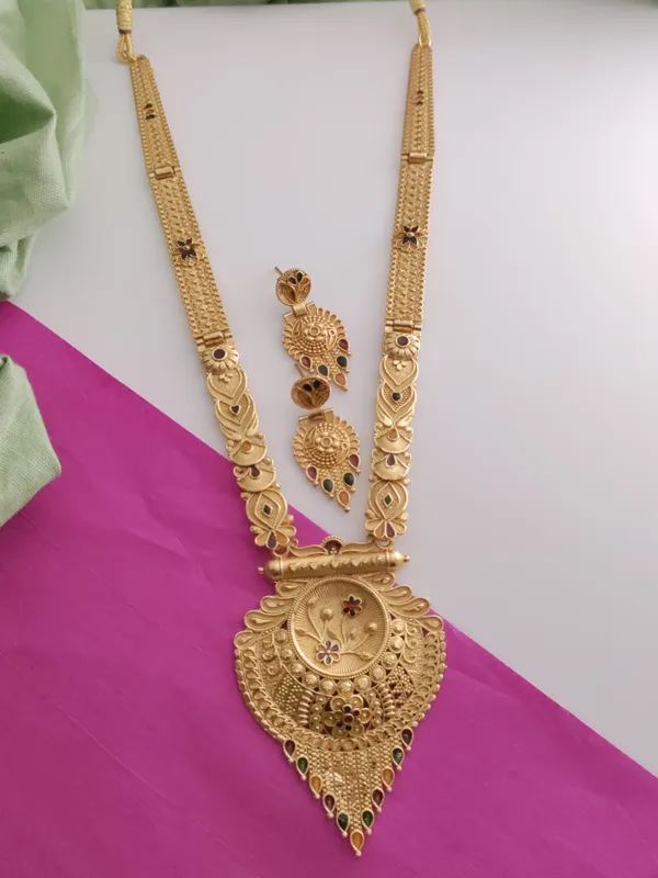 Gold_Brass_Ethnic_Meenakari_Earring_&_Necklace_Set_For_Women