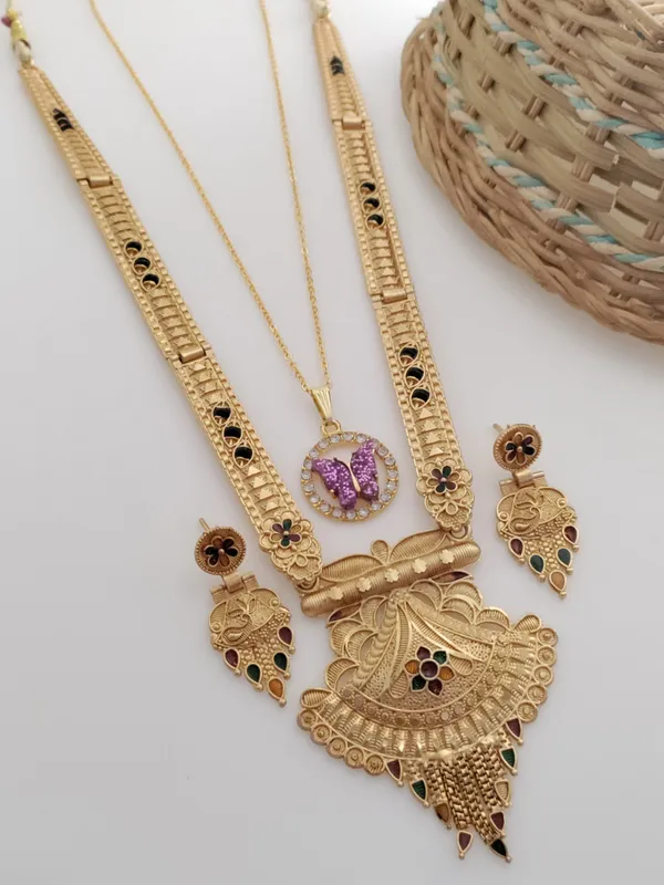 Gold_Brass_Ethnic_Meenakari_Earring_&_Necklace_Set_For_Women
