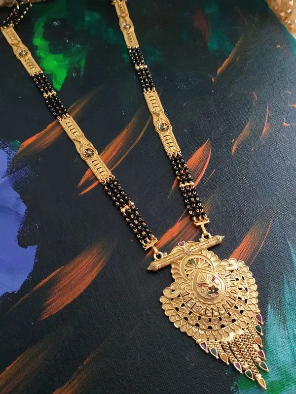 Golden_Tranquil_Matte_Mangalsutra_For_Women