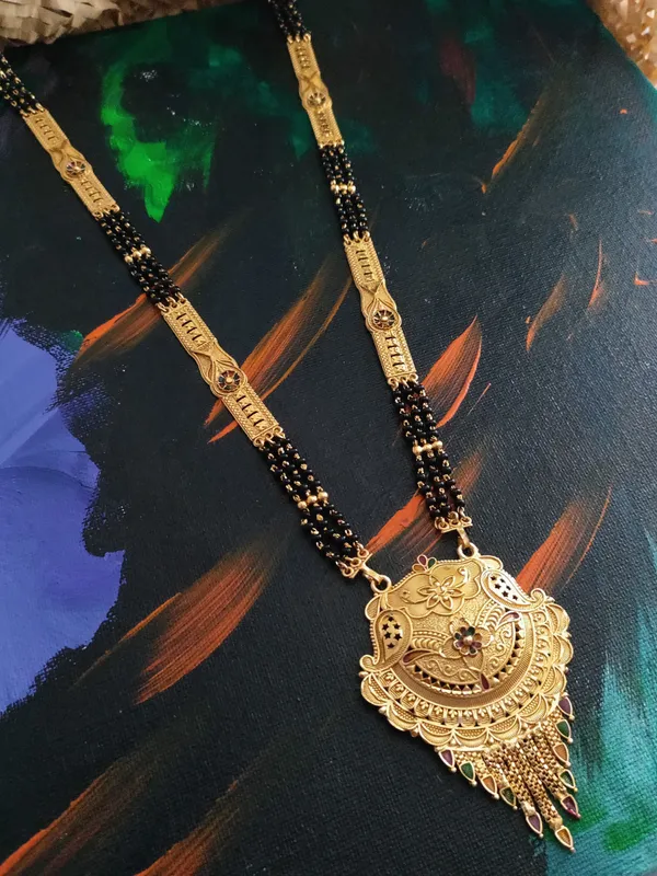 Golden_Tranquil_Matte_Mangalsutra_For_Women