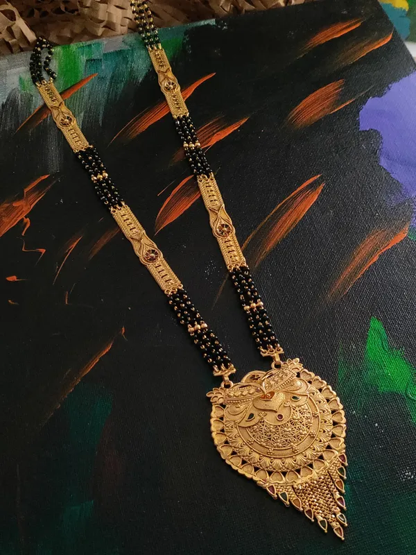 Golden_Tranquil_Matte_Mangalsutra_For_Women