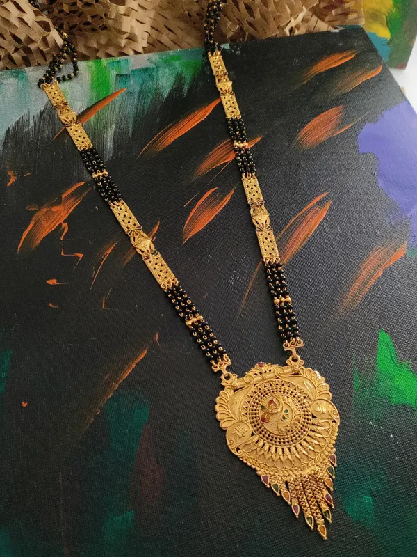 Golden_Tranquil_Matte_Mangalsutra_For_Women