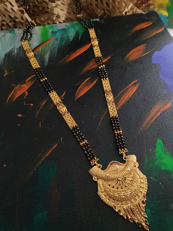 Golden_Tranquil_Matte_Mangalsutra_For_Women