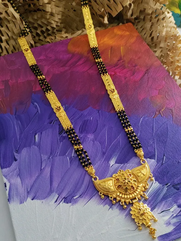 Golden_Tranquil_Matte_Mangalsutra_For_Women